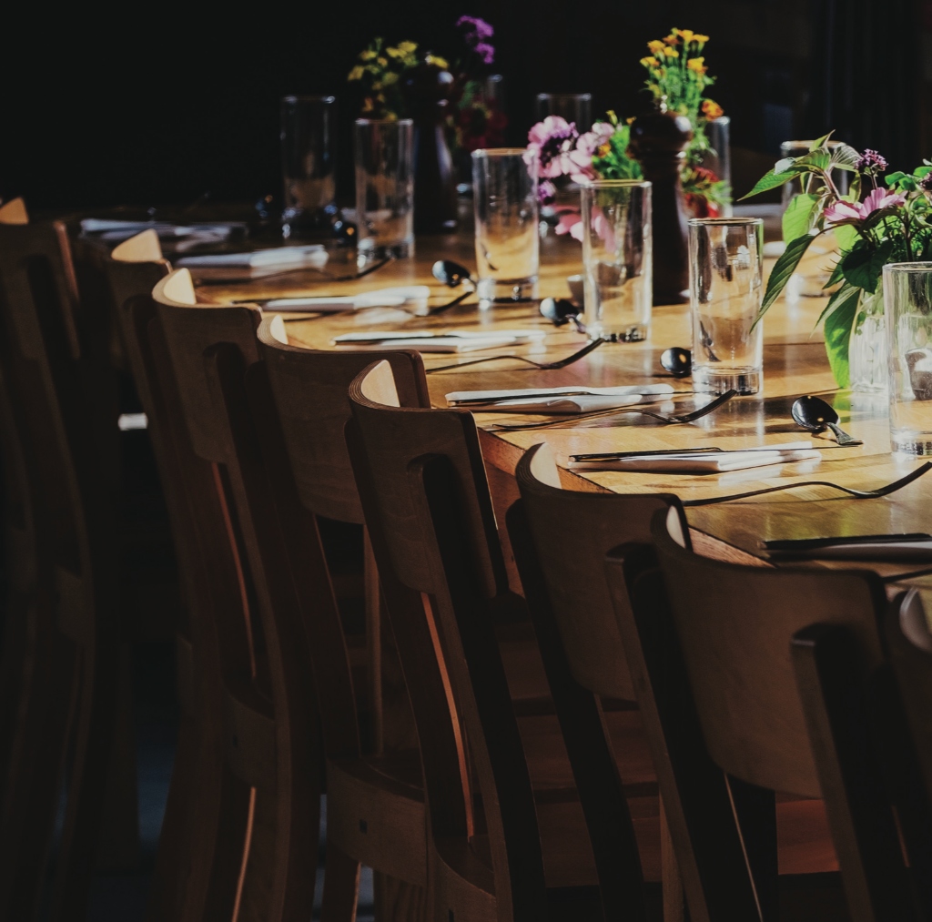Exquisite dining table setting showcasing premium hospitality
